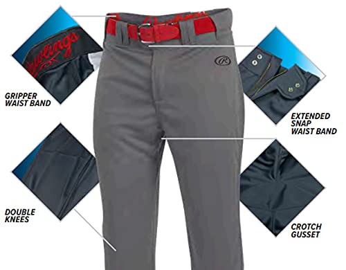 Rawlings | LAUNCH SERIES Knicker Baseball Pants | Adult Medium | White/Navy - Image 2