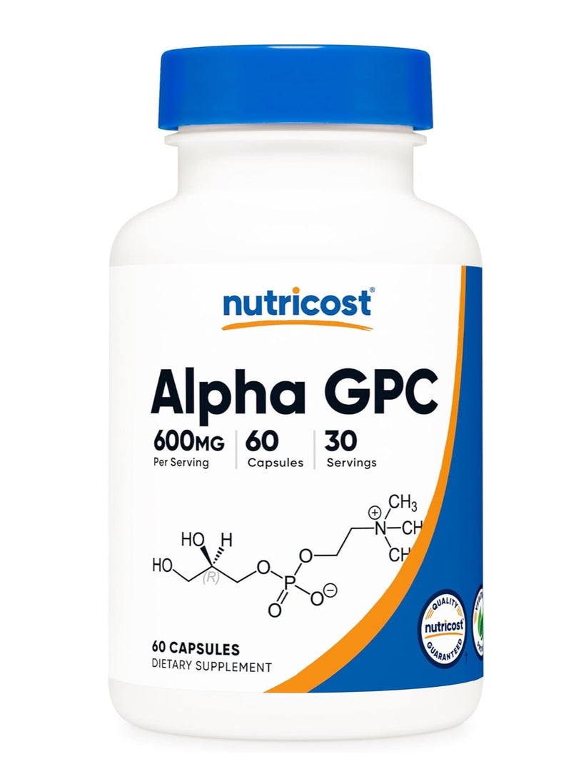 كبسولات نيوتريكوست ألفا جي بي سي 600 ملغ، 60 كبسولة - Image 1