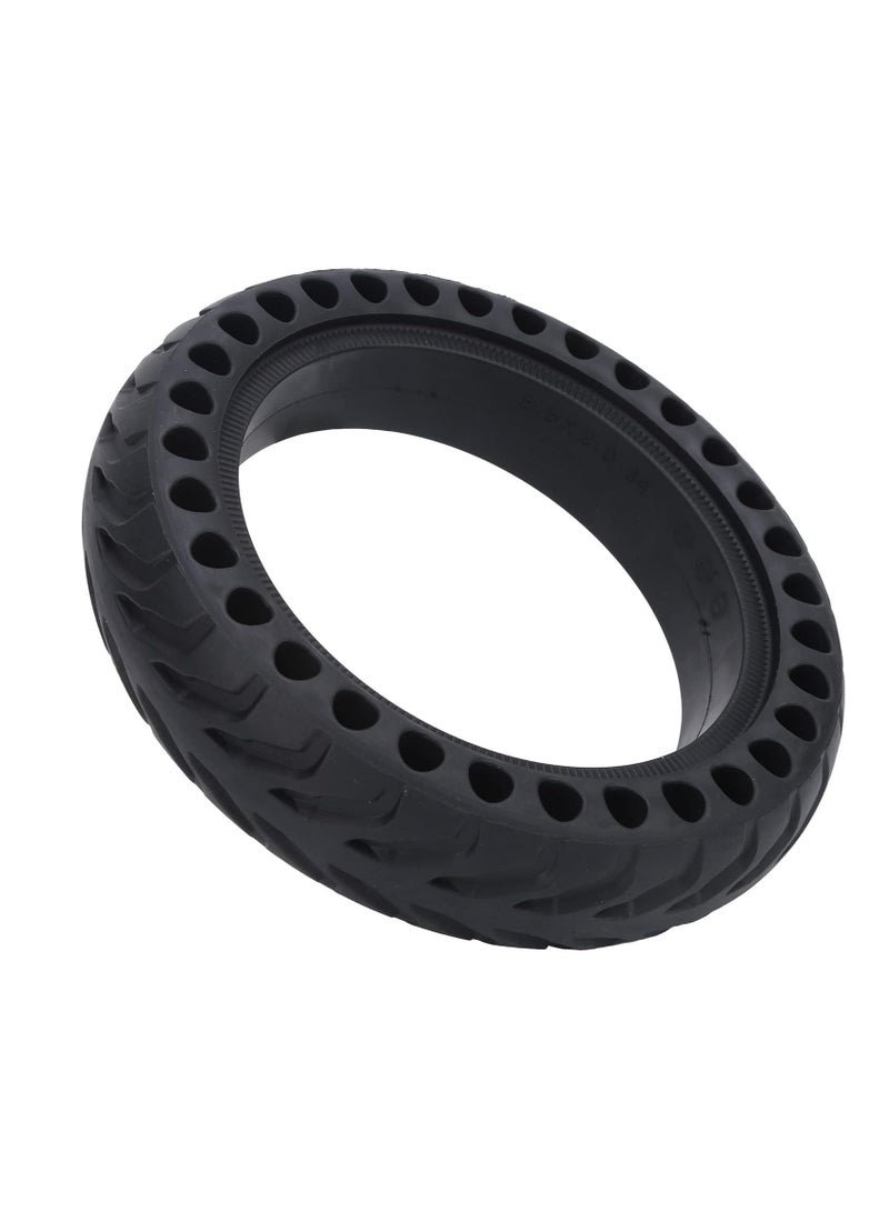 إطارات بديلة للسكوتر الكهربائي، عجلة مطاطية صلبة ذات قبضة/احتكاك غير قابلة للانزلاق، ملحقات سكوتر كهربائية بدون أنابيب لـ Xiaomi 8.5 x2 M365/Pro سكوتر كهربائي (قطعة واحدة مقاس 8.5 بوصة) - Image 2