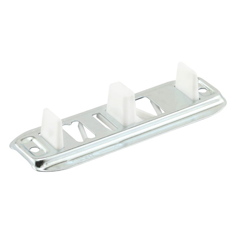 SlideCo 16217 Stamped Steel Adjustable Closet Door Floor Guide Single Pack