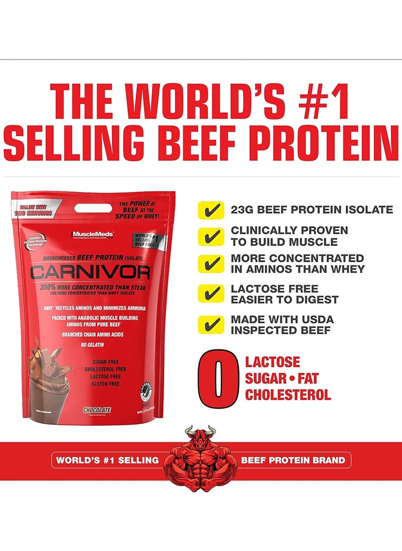 MUSCLEMEDS MuscleMeds Carnivor 100 Servings Chocolate 7.47Lb 3390g  - Image 2
