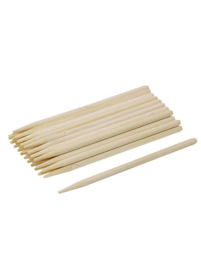 PPhtony Heavy Duty Bamboo Stylus Sticks Craft Sticks for Scratching Drawing Christmas Thanksgiving Scratch Art Activity Craft Projects, 30PCS (12cm) - Image 1