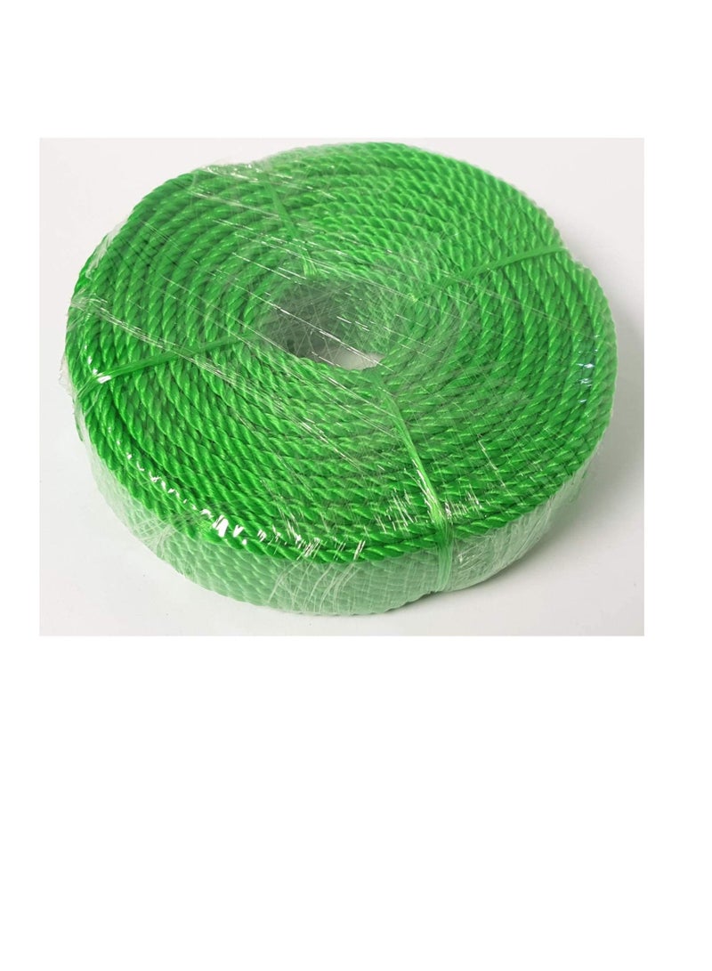 High Quality Multipurpose 4mm Virgin Plastic Nylon Rope 100 Yards 1 GREEN  - Image 2