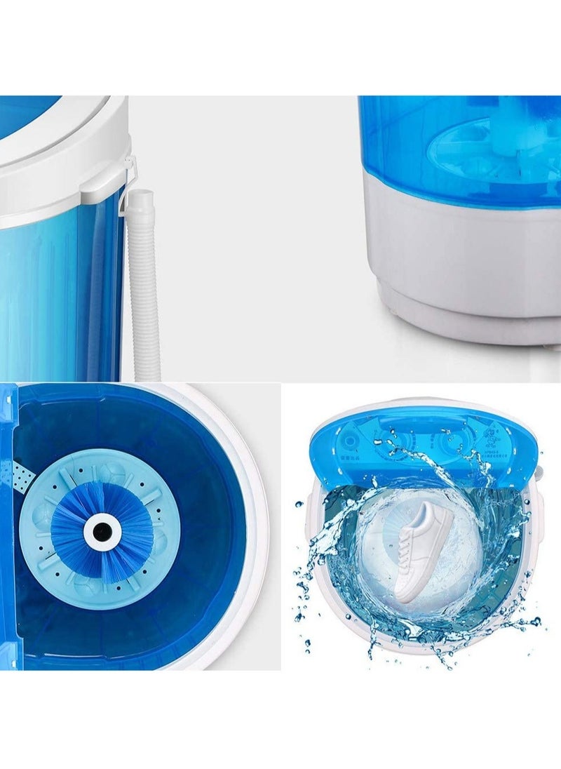 ELTRAZONE Shoe Washing Machine Small Household, Portable Lazy Washing Machine, 360° Cleaning, 10 Minutes Fast Cleaning, Safe Material Does Not Hurt Shoes Blue/White  - Image 4