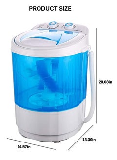 ELTRAZONE Shoe Washing Machine Small Household, Portable Lazy Washing Machine, 360° Cleaning, 10 Minutes Fast Cleaning, Safe Material Does Not Hurt Shoes Blue/White  - Image 3
