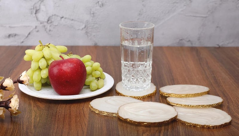 RICHTER Pearl White Coasters - Image 1