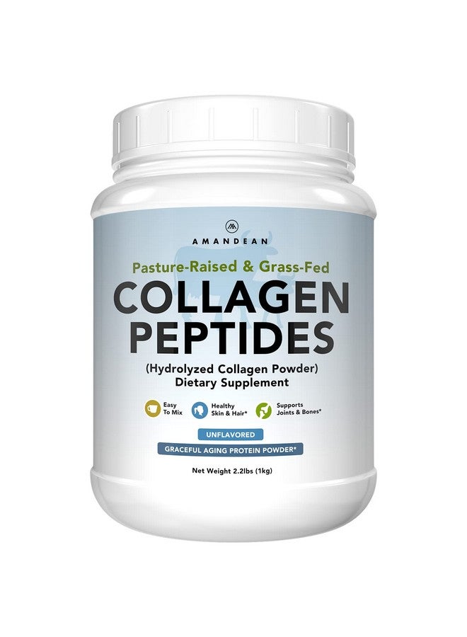 أماندين مسحوق ببتيدات الكولاجين من أماندين، ١ كجم. مُغذّى على العشب، مُحلل إنزيميًا، النوعان ١ و٣. مُتكتّل، سهل الخلط، بدون نكهة، غير مُعدّل وراثيًا. بروتين مع ١٨ حمضًا أمينيًا لصحة البشرة والشعر والأظافر. - Image 1
