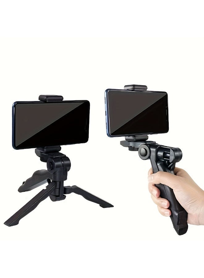 Universal Tripod for Mobile Phones – Adjustable Portable Stand with Phone Clip, Ideal for Shooting and Live Broadcasting - Image 2