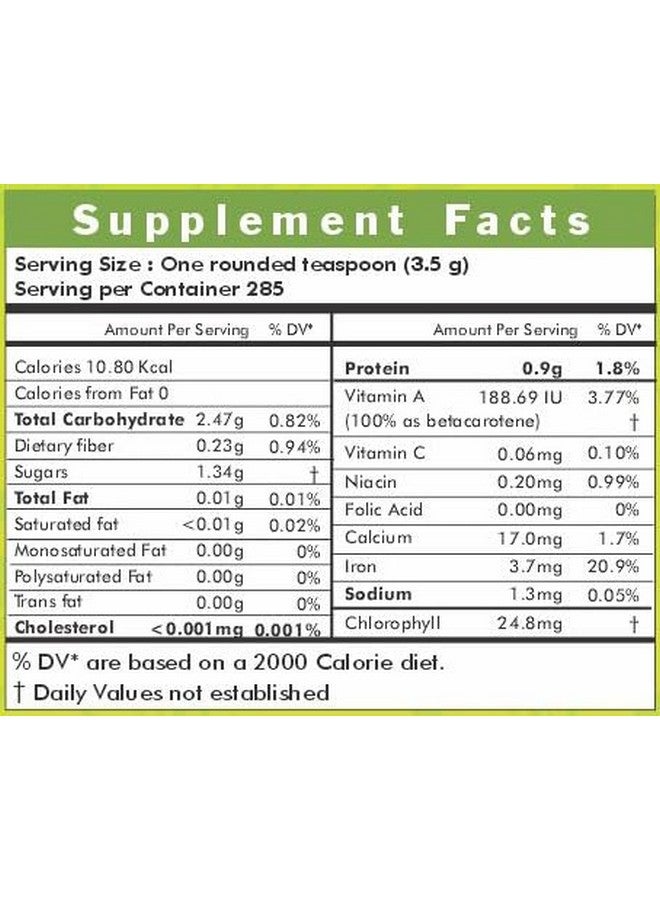 HERBAL HILLS مسحوق القمح العضوي من هيربال هيلز (عبوة 1000 جرام من 1) - Image 3