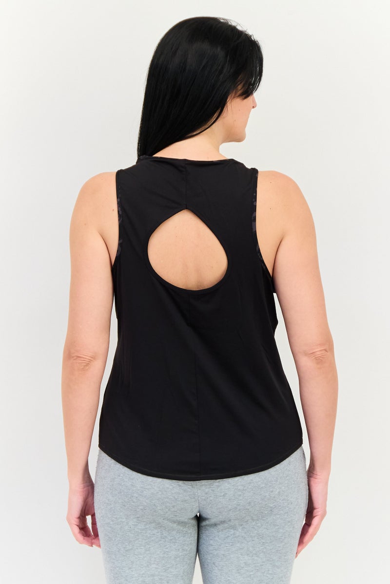 PUMA Women Sportswear Fit Sleeveless Training Tank Top, Black - Image 2