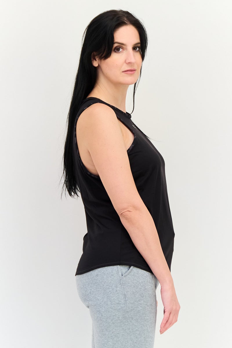 PUMA Women Sportswear Fit Sleeveless Training Tank Top, Black - Image 3