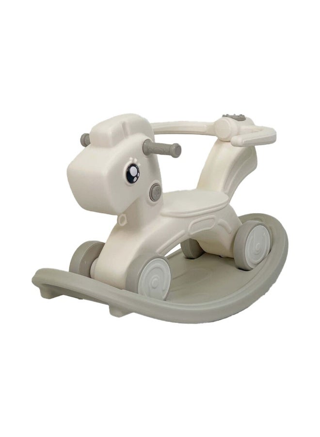 DANUBE HOME 2-in-1 Kids Rocking Horse & Ride-On Car – Dual Function Toy, Converts from Rocker to Car, Durable & Safe for Toddlers - Image 1