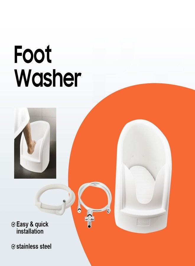 ZEESQUARE Portable Foot Washer, Wudu Washing Basin, Foot Cleaning, Wudu Foot Cleaner - Image 5