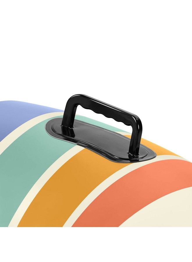 Retrospec Snowslide 42” Inflatable Snow Tube With Puncture Resistant Pvc 2 Grab Handles And Repair Kit ; Winter Snow Sports Sledding And Snow Tubing  - Image 4