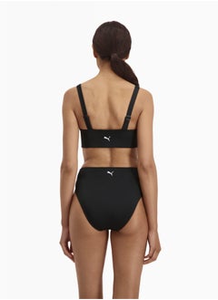 بوما قطعة بيكيني علوية للنساء PUMA Swim Scoop Neck  - Image 2