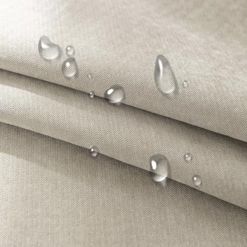 STACYPIK Waterproof Sofa Covers Durable Beige Sectional Couch Cover L Shape for Kids Dogs Pet Protector Non-Slip Sofa Slipcover for 3-4 Cushion Couch Multi-Use Leak-Proof Couch Cover-71X150IN - Image 4
