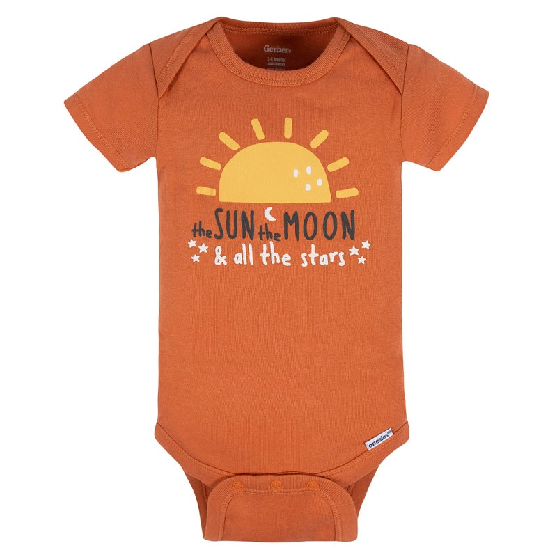 Gerber Baby 8-Pack Short Sleeve Onesies Bodysuits, Southwest, 12 Months - Image 4