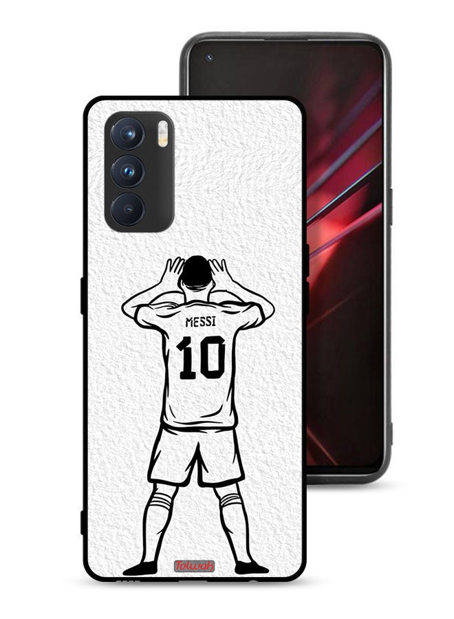 Tolwak Oppo K9 Pro Protective Case Cover Messi Sketch - Image 1