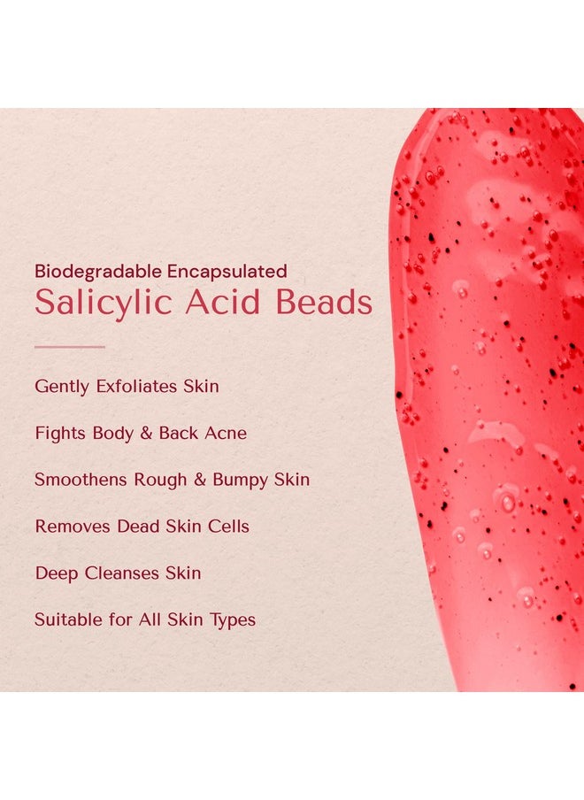 سان دي فينس غسول الجسم St. D'Vence Bliss Berry Salicylic Acid Shower Gel With Strawberry & Shea Butter Raw | غسول للجسم للرجال والنساء | غسول للجسم لإزالة السمرة، خالٍ من البارابين وSLS - 300 مل  - Image 4