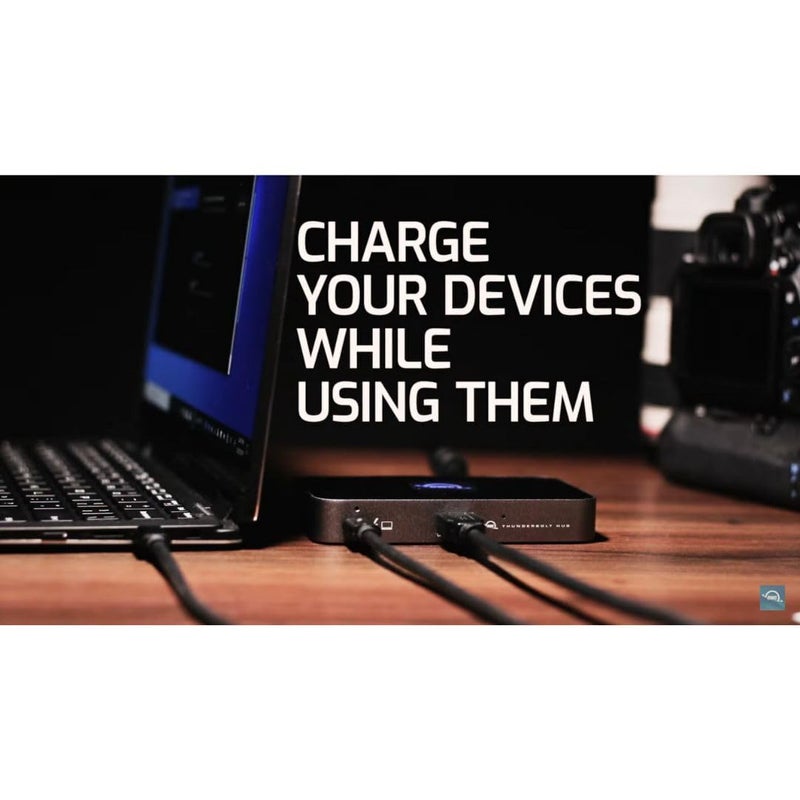 OWC محطة إرساء OWC Thunderbolt Hub، رمادي/أسود، Thunderbolt 4، USB-A - Image 4
