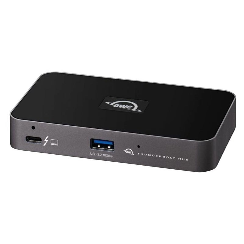 OWC محطة إرساء OWC Thunderbolt Hub، رمادي/أسود، Thunderbolt 4، USB-A - Image 1