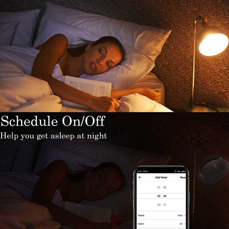 Loquat GU10/E27/GU5.3 WiFi Intelligent Light Bulb RGBW 6W LEDs multicolour 22.00*5.50*7.00cm - Image 4