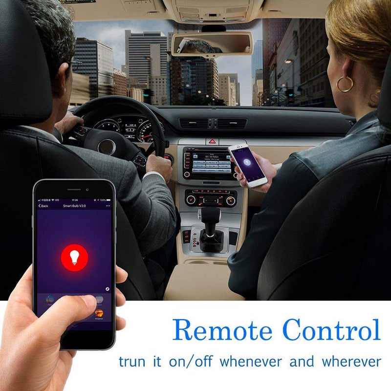 Loquat GU10/E27/GU5.3 WiFi Intelligent Light Bulb RGBW 6W LEDs multicolour 22.00*5.50*7.00cm - Image 5