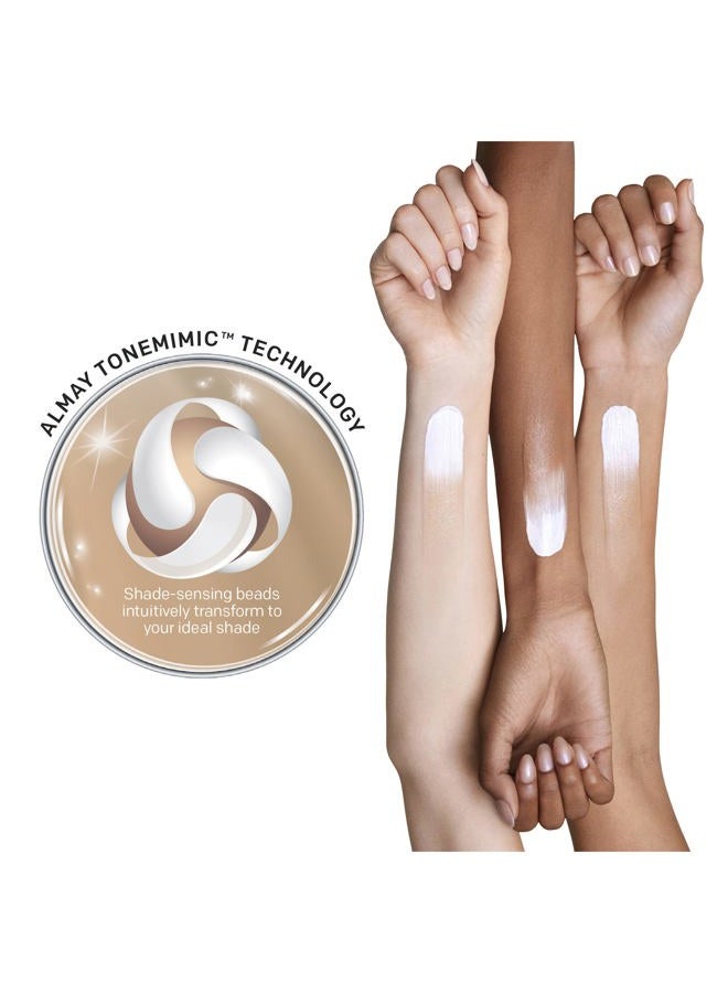 Almay Smart Shade Anti-Aging Skintone Matching Makeup, Hypoallergenic, Cruelty Free, Oil Free, -Fragrance Free, Dermatologist Tested Foundation with SPF 20, 1oz - Image 4