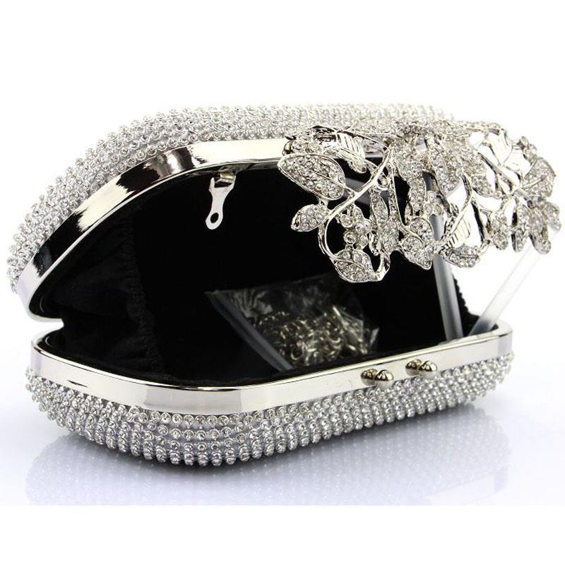 Colorful Moon Handbag Fashion Evening Bag Bride Wedding Bridesmaid Dress Cheongsam Women'S Bag Metal Diamond - Image 5