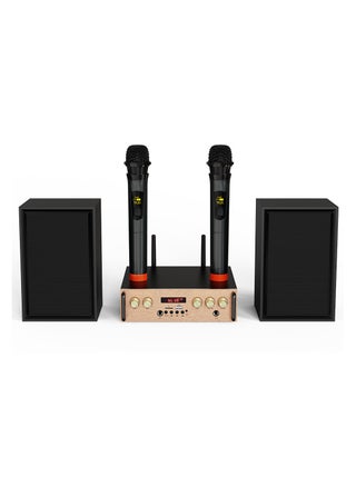 Victress 80W HiFi Bluetooth Speaker System with Wireless Mic | 2.0 Channel Amplifier, FM Radio, USB/TF, AUX Input, Remote Control, LED Display - pzsku/Z60E6B0B3BBFACF37DA37Z/45/1750229345/5fa35981-7383-488b-a130-e0723d8cda26