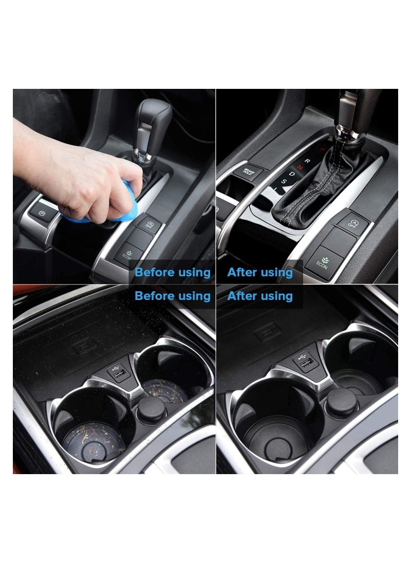SYOSI - Car Cleaning Gel 2 Pack Detailing Putty Clean Slime Universal Auto Dust Keyboard Cleaner Automotive Interior Cleaning Sticky Mud Detail Tools for Laptop - Image 1