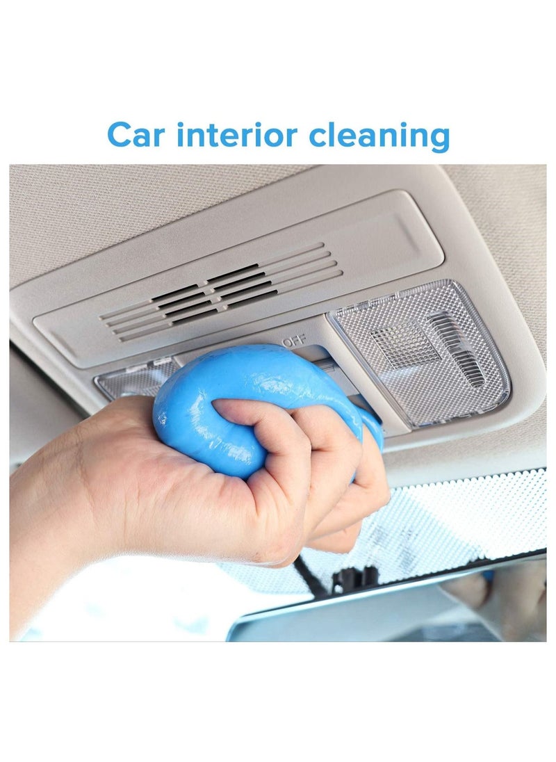 SYOSI - Car Cleaning Gel 2 Pack Detailing Putty Clean Slime Universal Auto Dust Keyboard Cleaner Automotive Interior Cleaning Sticky Mud Detail Tools for Laptop - Image 1