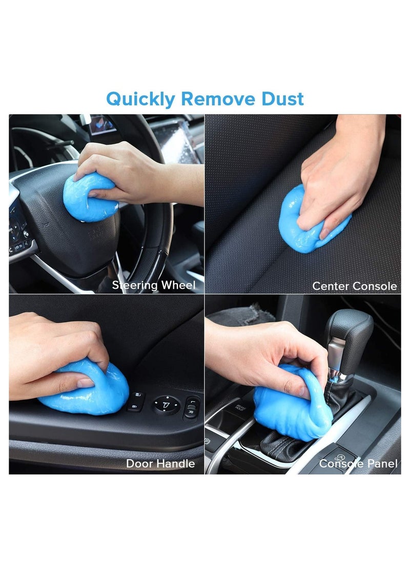 SYOSI - Car Cleaning Gel 2 Pack Detailing Putty Clean Slime Universal Auto Dust Keyboard Cleaner Automotive Interior Cleaning Sticky Mud Detail Tools for Laptop - Image 1
