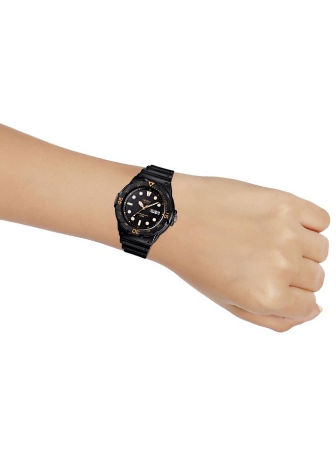 CASIO Men Resin Analog Watch MRW-200H-1EVDF - 48 mm - Black - Image 4