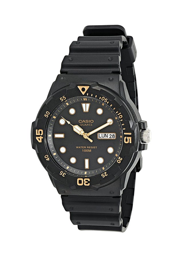 CASIO Men Resin Analog Watch MRW-200H-1EVDF - 48 mm - Black - Image 1