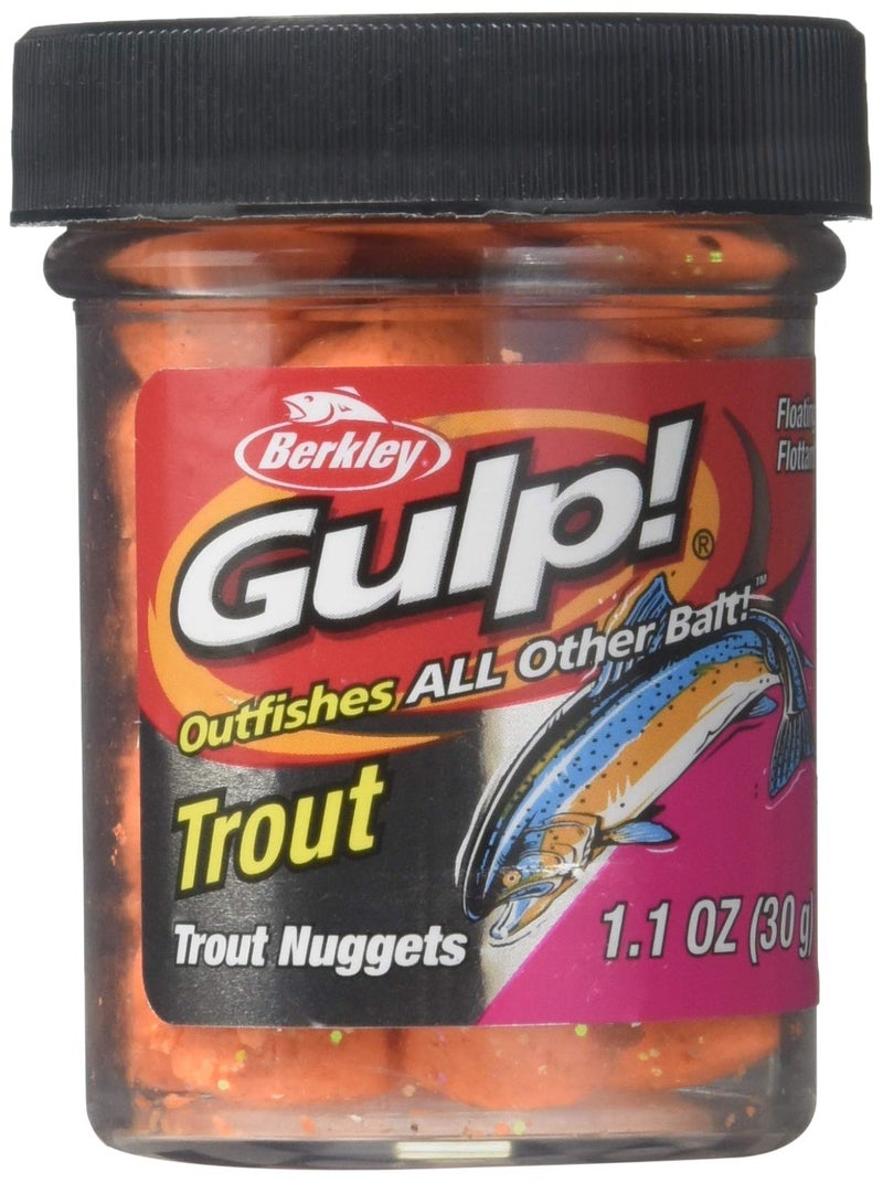 Berkley Gulp! Trout Nuggets , Orange Pulp, 1-Ounce - Image 1