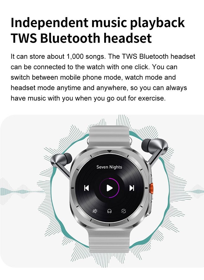 Smart Watch 1.32" HD Display with Call (Receive/Make Call) Ai Voice, Fitness Watch for Men Women Activity Tracker with 100+ Modes Sports Watch Compatible for Andorid IOS