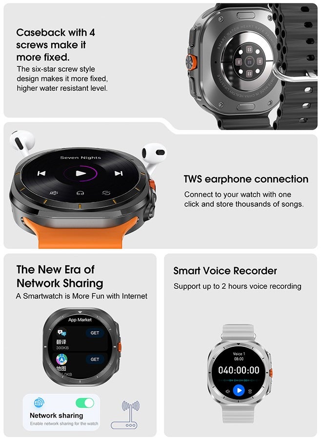 Smart Watch 1.32" HD Display with Call (Receive/Make Call) Ai Voice, Fitness Watch for Men Women Activity Tracker with 100+ Modes Sports Watch Compatible for Andorid IOS