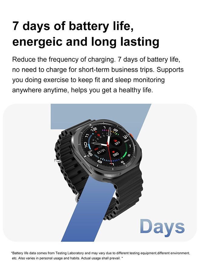 Smart Watch 1.32" HD Display with Call (Receive/Make Call) Ai Voice, Fitness Watch for Men Women Activity Tracker with 100+ Modes Sports Watch Compatible for Andorid IOS