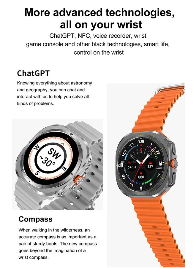 Smart Watch 1.32" HD Display with Call (Receive/Make Call) Ai Voice, Fitness Watch for Men Women Activity Tracker with 100+ Modes Sports Watch Compatible for Andorid IOS