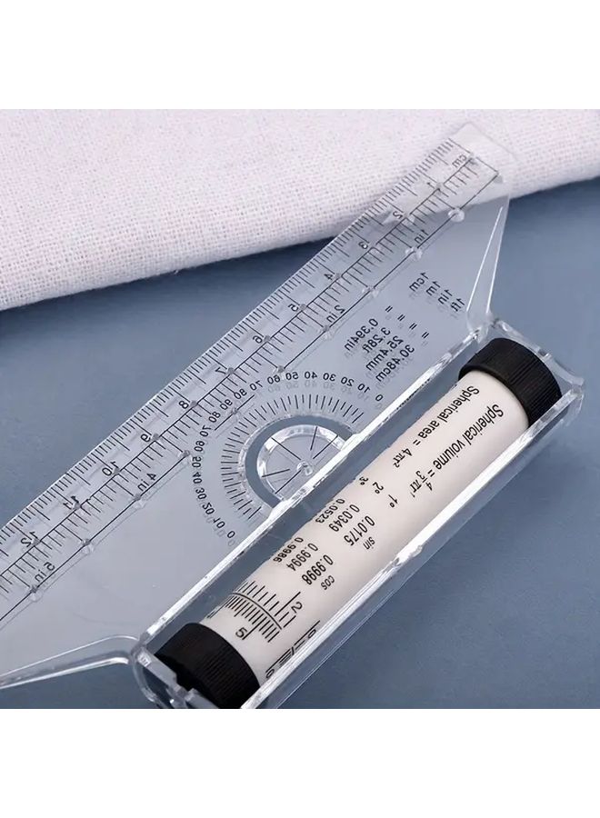 11.8 Inch Multifunctional Parallel Rolling Ruler For Sewing Drawing Design Angle Balance - Image 2