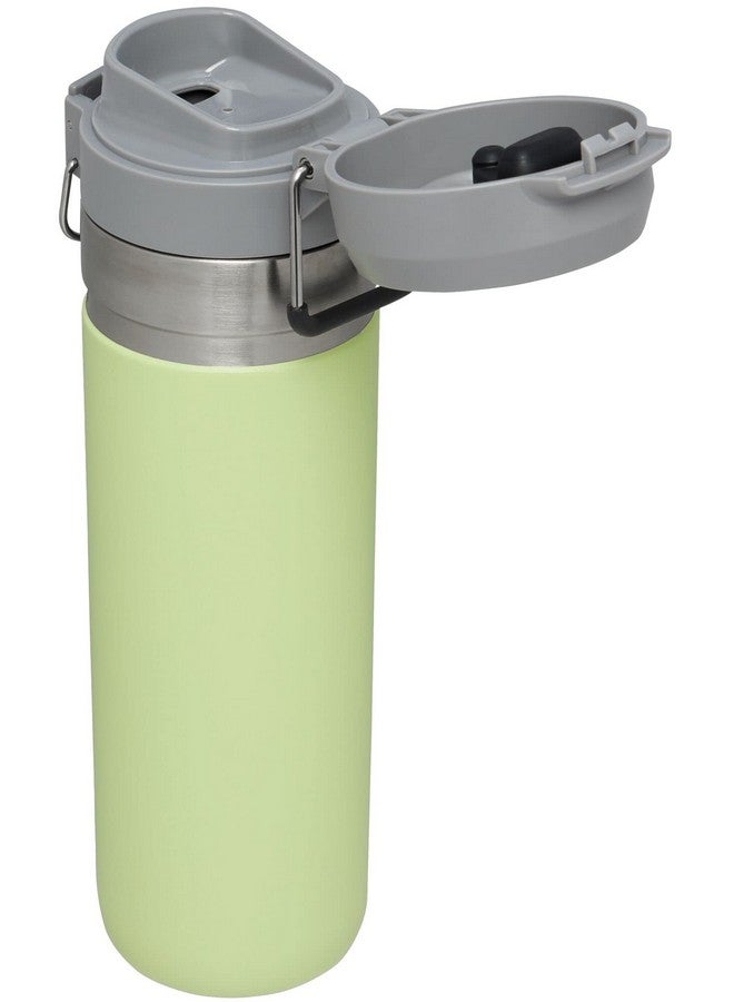 Stanley Stanley Quick Flip GO Water Bottle 24 oz | Push Button Lid | Leakproof and Packable for Travel and Sports | Insulated Stainless Steel | BPA-Free | Citron  - Image 2