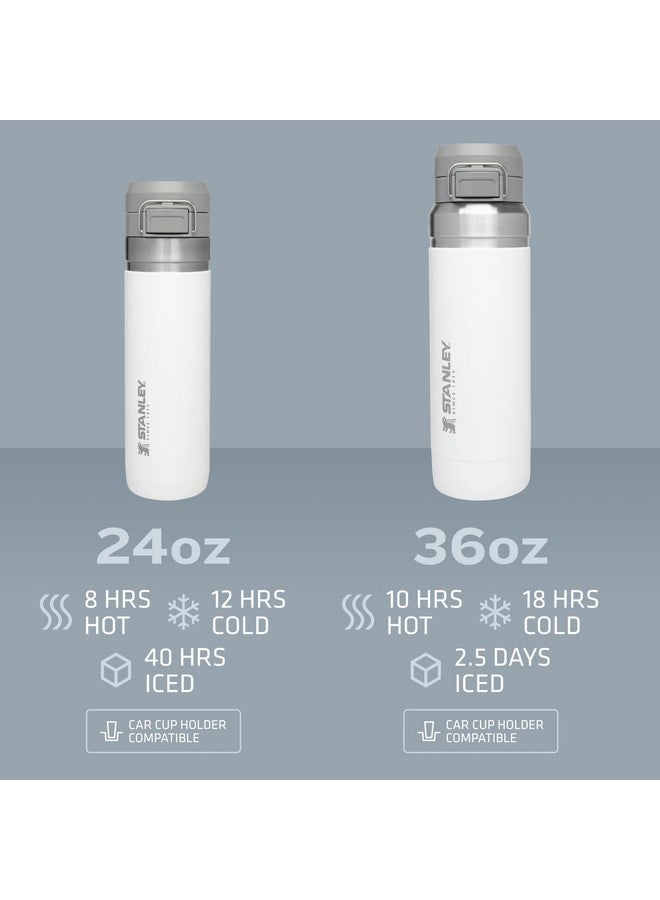 Stanley Stanley Quick Flip GO Water Bottle 24 oz | Push Button Lid | Leakproof and Packable for Travel and Sports | Insulated Stainless Steel | BPA-Free | Citron  - Image 5