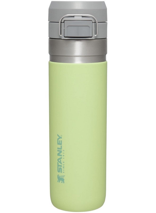 Stanley Stanley Quick Flip GO Water Bottle 24 oz | Push Button Lid | Leakproof and Packable for Travel and Sports | Insulated Stainless Steel | BPA-Free | Citron  - Image 1