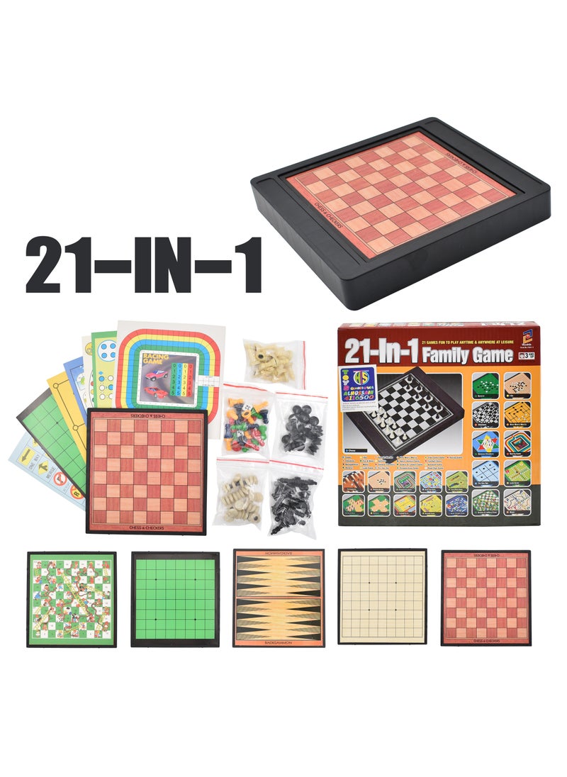 Toys 21 in 1 game box - 21 games for different ages  - Image 1