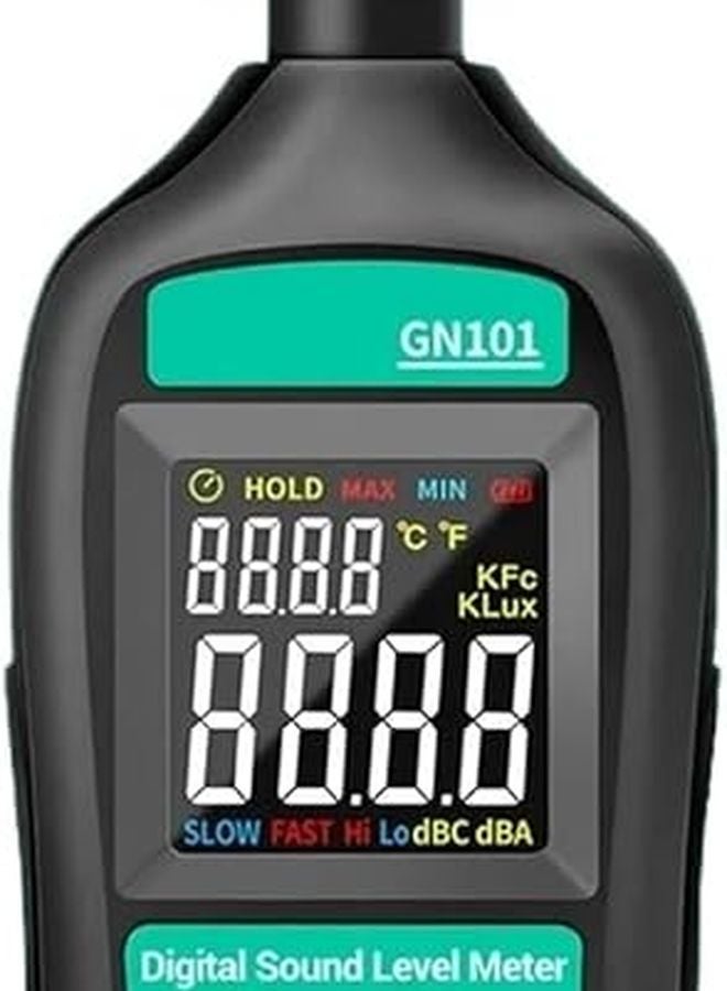 GN101 مقياس مستوى الصوت الرقمي 35-135 ديسيبل مراقب ضوضاء مسجل بيانات - Image 2