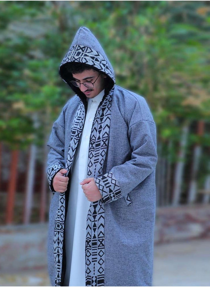 RS - Winter Fur embroidered with traditional Sadu - Image 1
