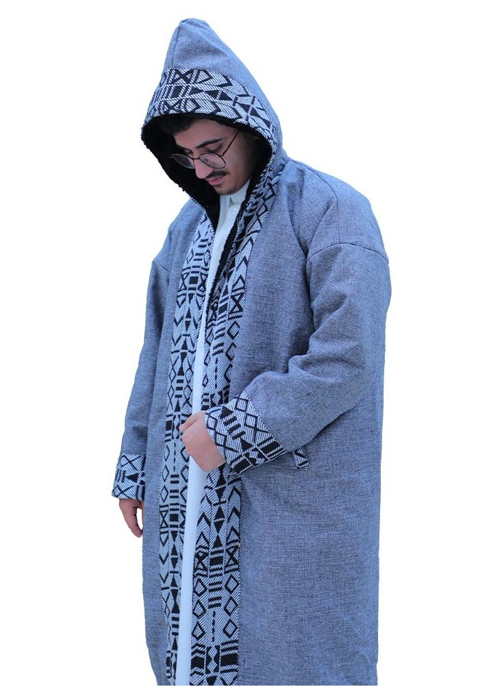 RS - Winter Fur embroidered with traditional Sadu - Image 1