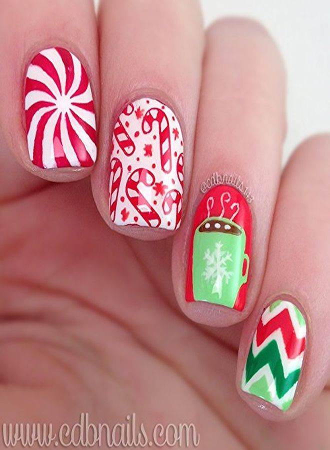 Winstonia Christmas Nail Art Stamping Plates Bundle Set Winter Festival Holiday Manicure Have A Merry Christmas! Jingle All The Way - Image 3