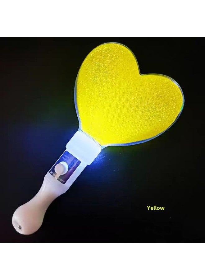 Short Flash Stick Love Stick Five-pointed Star Stick Short Luminous Stick Toy Concert Light Stick Can Be Advertised-Color:(Yellow) Short Love Light Stick - Image 1